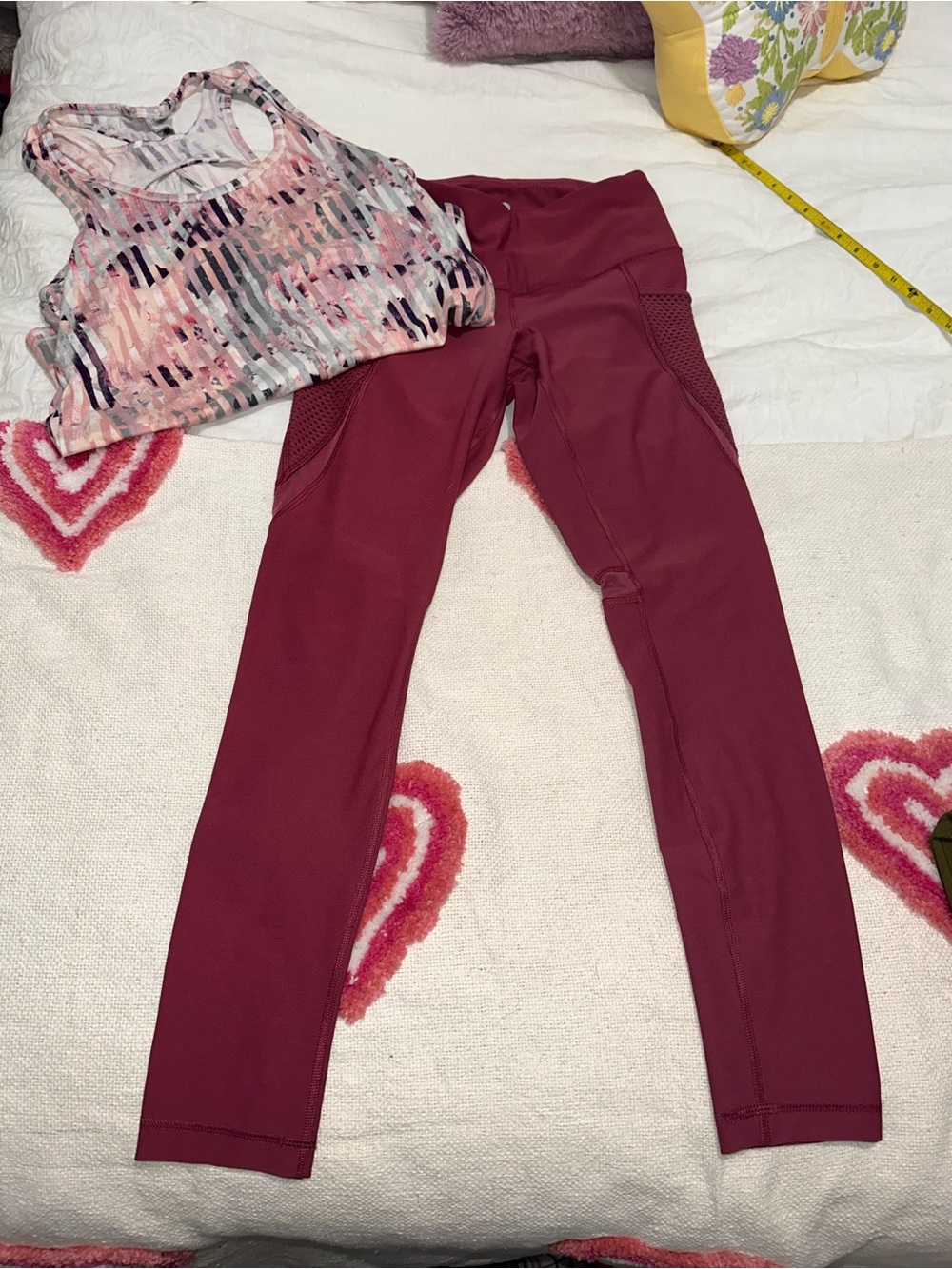Women's Burgundy 90° Degree By Reflex Leggings
